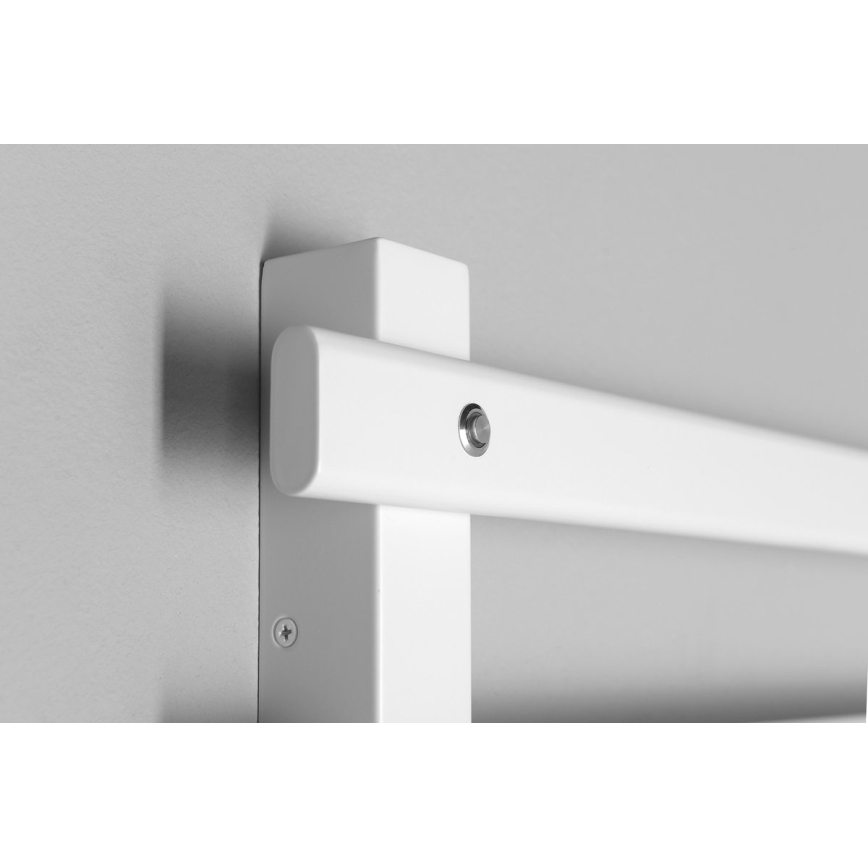 Sapho - Elektriline rätikukuivati ELCOR 128W 92x48 cm mattvalge
