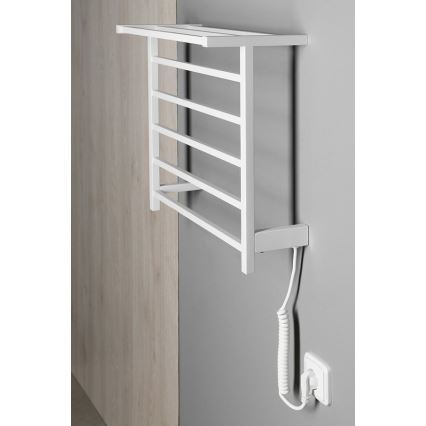 Sapho - Elektriline rätikukuivati ELZOR 60W  47x50 cm mati valge