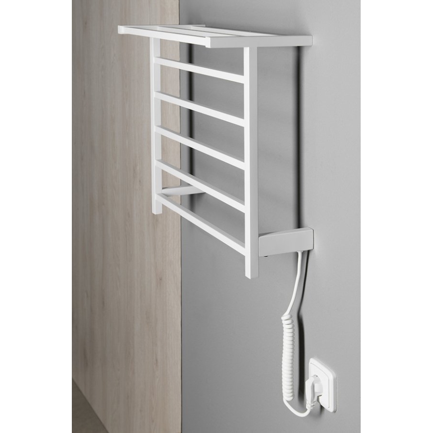 Sapho - Elektriline rätikukuivati ELZOR 60W  47x50 cm mati valge