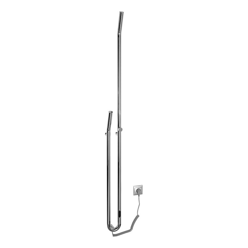 Sapho - Elektriline rätikukuivati taimeriga DUOPASSO 45W/230V 170 cm läikiv kroom