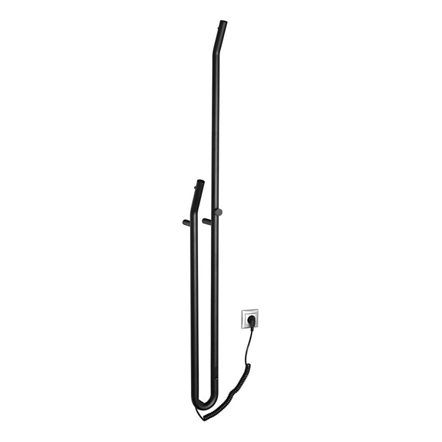 Sapho - Elektriline rätikukuivati taimeriga DUOPASSO 45W/230V 170 cm matt must
