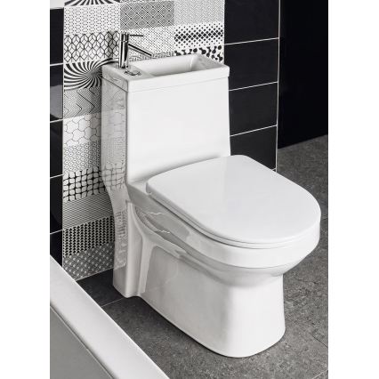 Sapho - HYGIE SoftClose tualetikaas valge