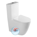 Sapho - kompakt-WC TURKU, alumise/tagumise äravooluga, keraamika/valge