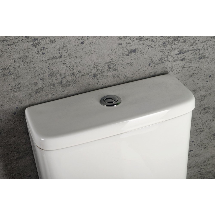 Sapho - kompakt-WC TURKU, alumise/tagumise äravooluga, keraamika/valge