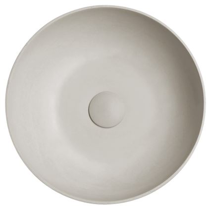 Sapho - Lauale paigaldatav valamu FORMIGO, läbimõõt 39 cm, betoon/liivakarva