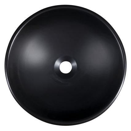 Sapho - Lauale paigaldatav valamu PRIORI Ø 41 cm must/valge