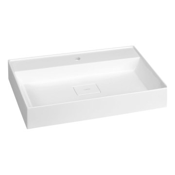 Sapho - Lauaplaadile paigaldatav valamu GODIVA 68x44 cm marmor/valge