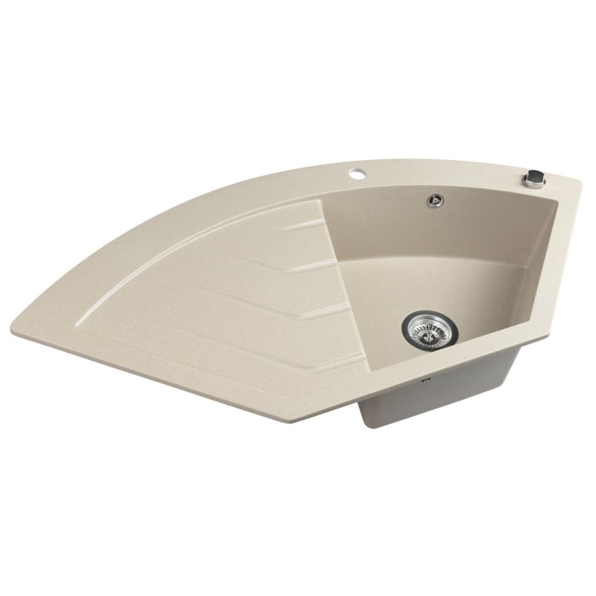 Sapho - Nurgaköögivalamu 114x57,5 cm graniit/beež