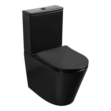 Sapho - PACO kombineeritud WC, keraamiline/must