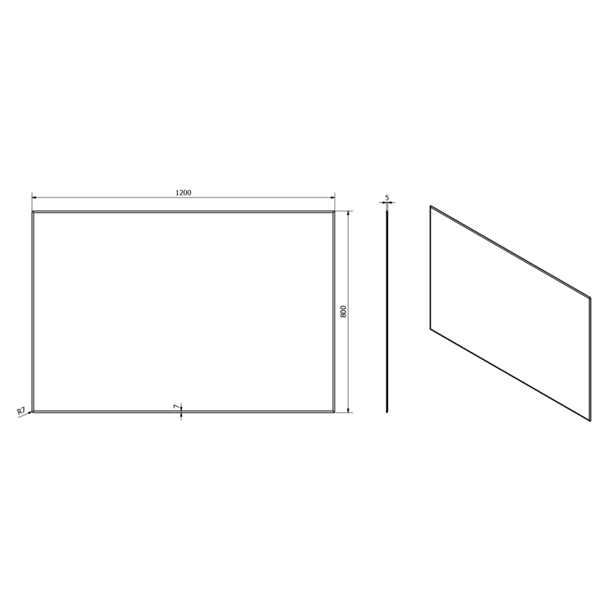 Sapho - Peegel ACCORD 120x80 cm