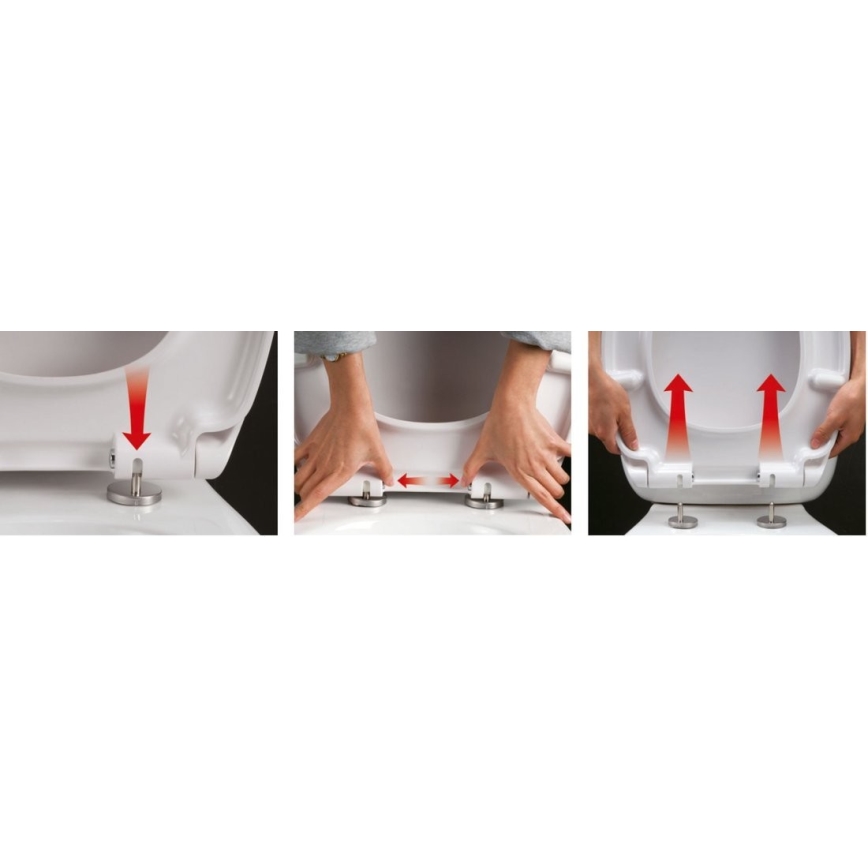 Sapho - Prill-laud SoftClose EDITA valge