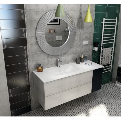 Sapho - Süvistatav valamu ROCKSTONE 67x35,5 cm matt valge