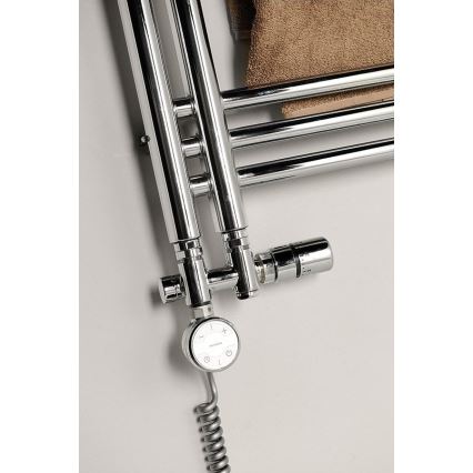 Sapho - TWIN COMBI termostaatne ühenduskomplekt keskühenduse jaoks, parempoolne / läikiv kroom