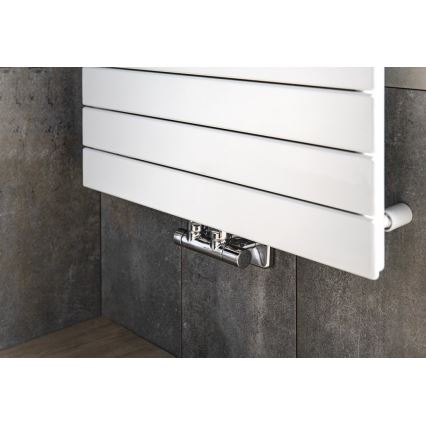 Sapho - TWIN ventiilide komplekt keskühenduse jaoks, läikiv kroom