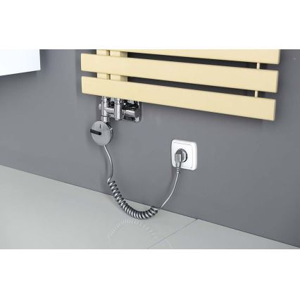 Sapho - Ventiilide ühenduskomplekt keskühenduseks TWIN COMBI parempoolne/läikiv kroom