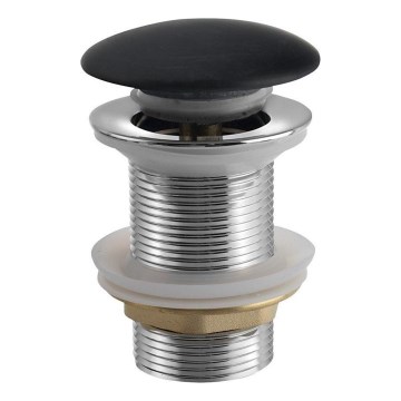 Sapho - Valamu äravool Click-Clack BLOK, läbimõõt 6,7 cm marquin/matistatud must