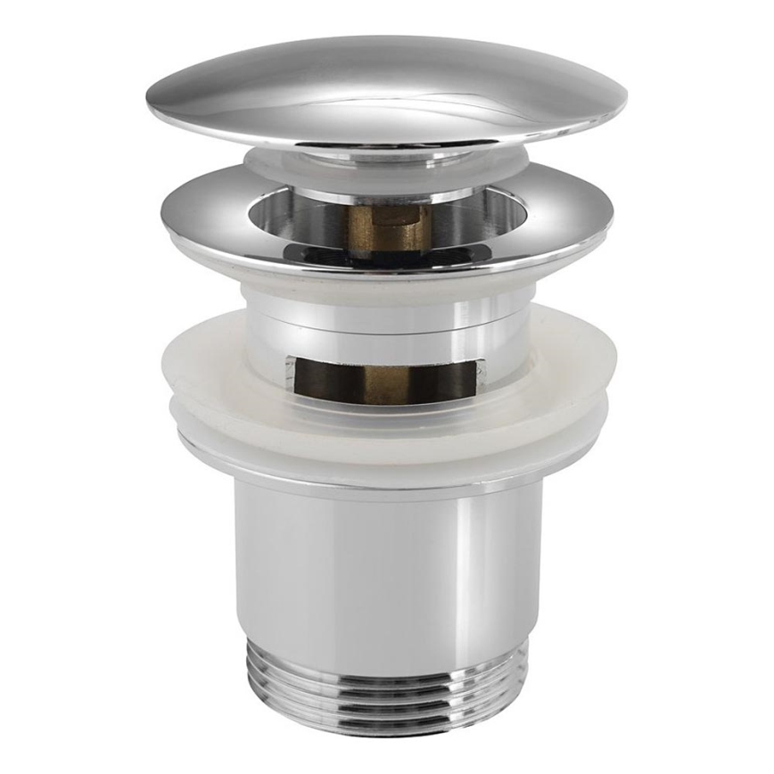 Sapho - valamu äravool läbimõõduga 6,7 cm, läikiv kroomviimistlus