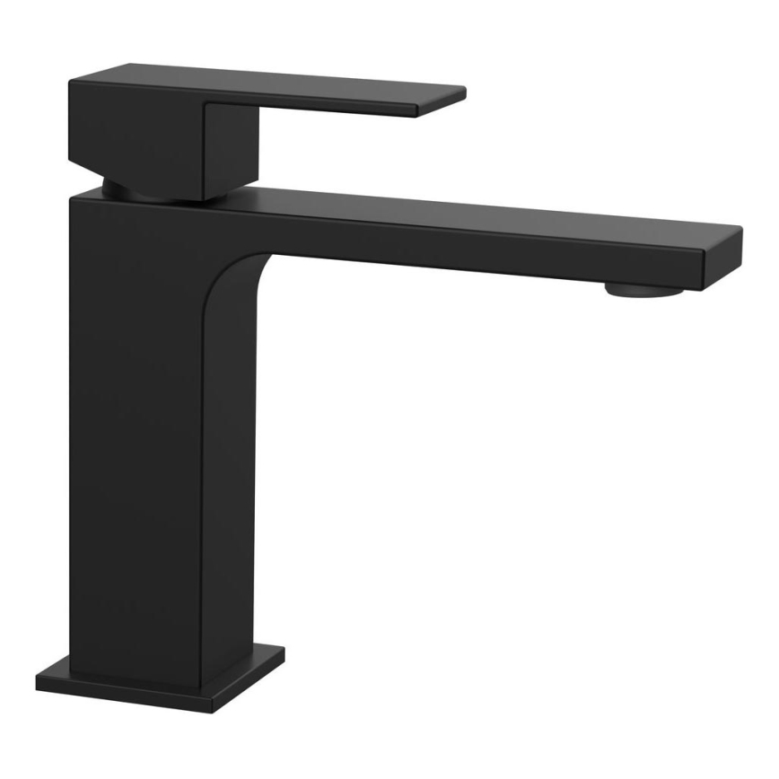 Sapho - Valamu kraan CUBEMIX 15,3 cm matt must