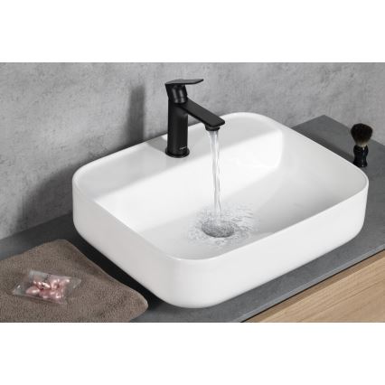 Sapho - Valamu kraan PAX 16,5 cm matt must