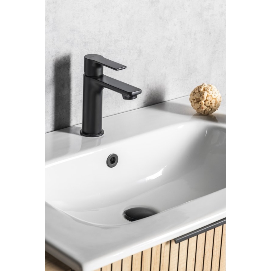 Sapho - Valamu kraan PAX 16,5 cm matt must