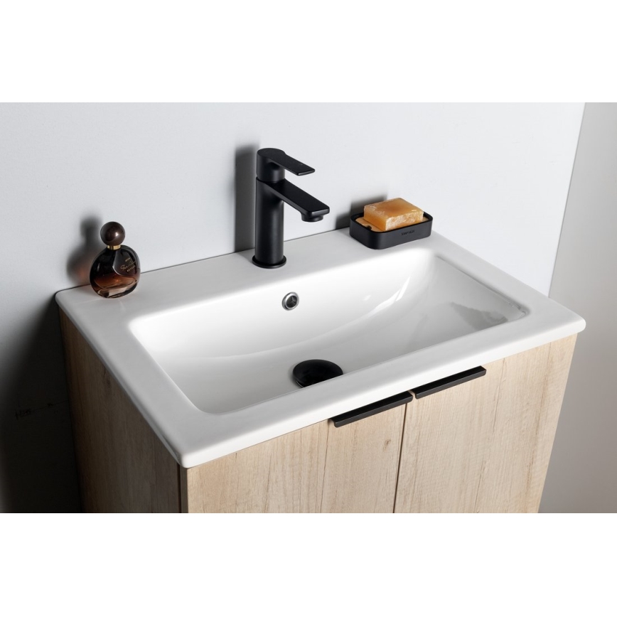 Sapho - Valamu kraan PAX 16,5 cm matt must