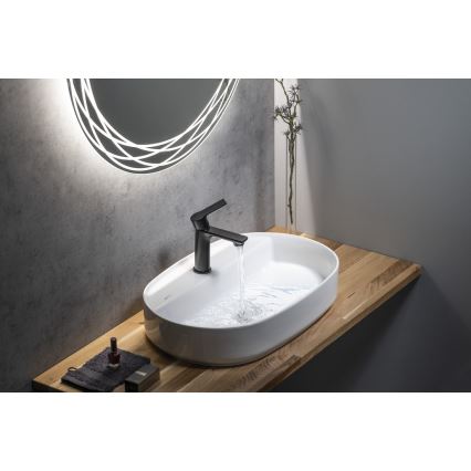 Sapho - Valamu kraan PAX 16,5 cm matt must