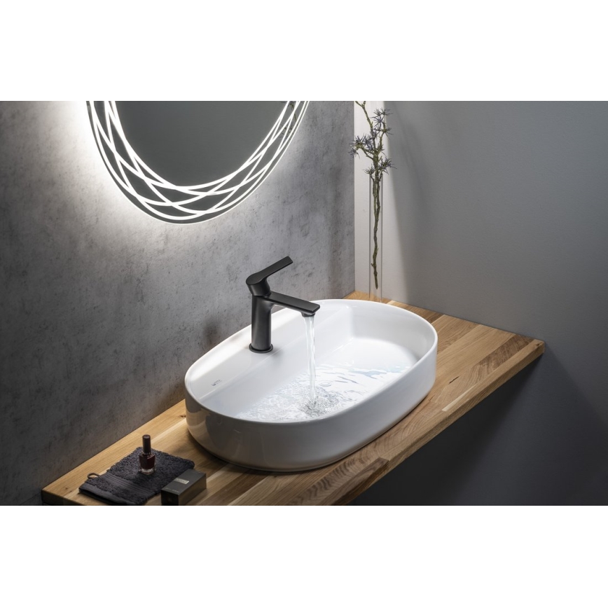 Sapho - Valamu kraan PAX 16,5 cm matt must
