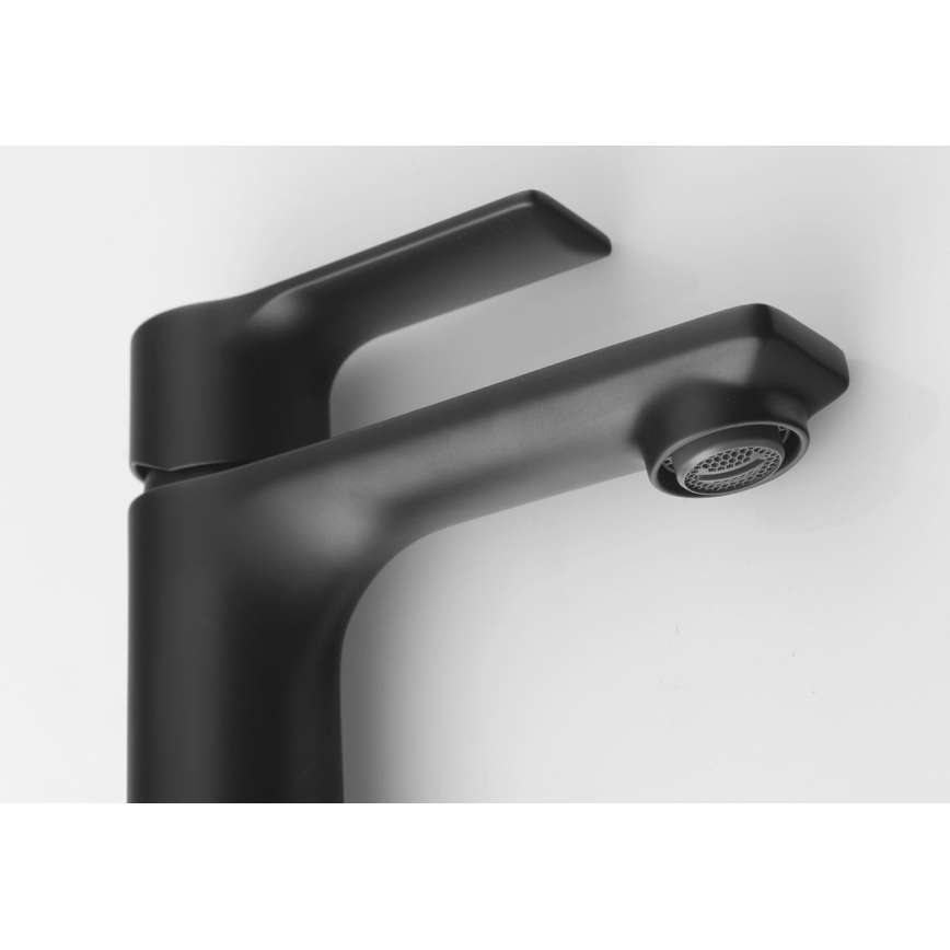Sapho - Valamu kraan PAX 16,5 cm matt must