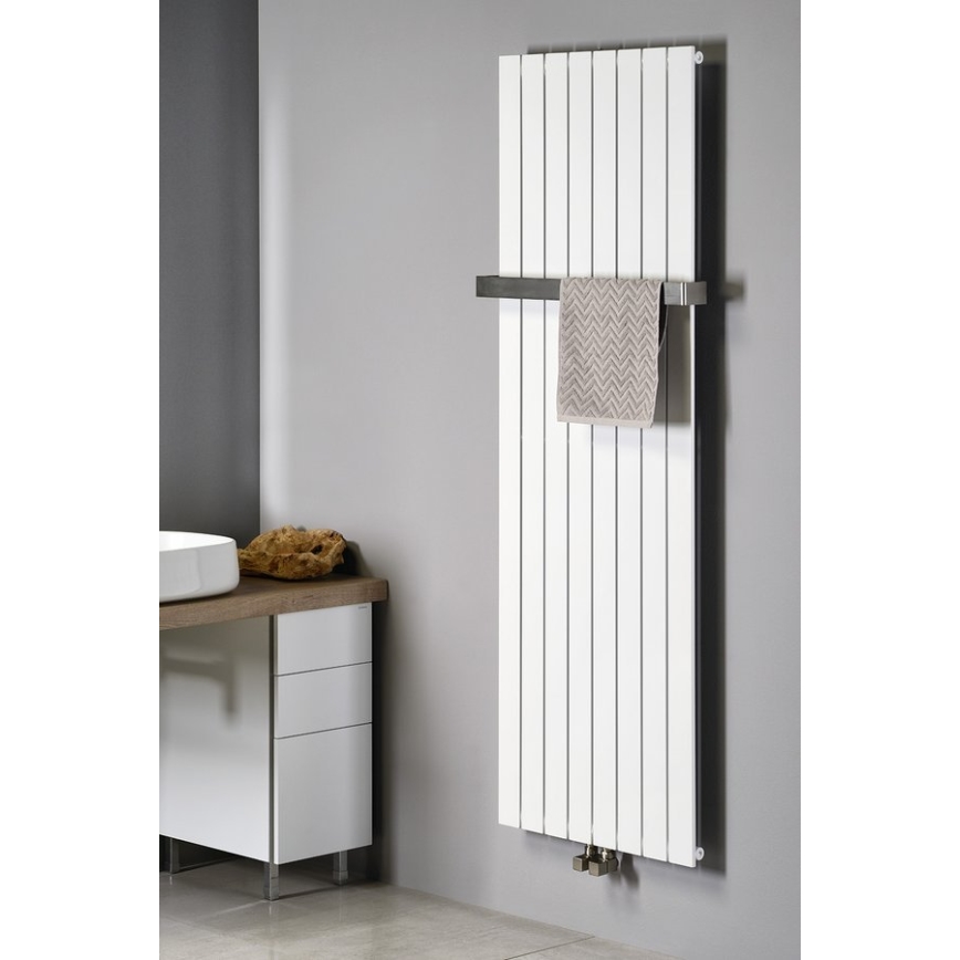 Sapho - Vannitoa radiaator COLONNA 614W/230V 29x180 cm valge