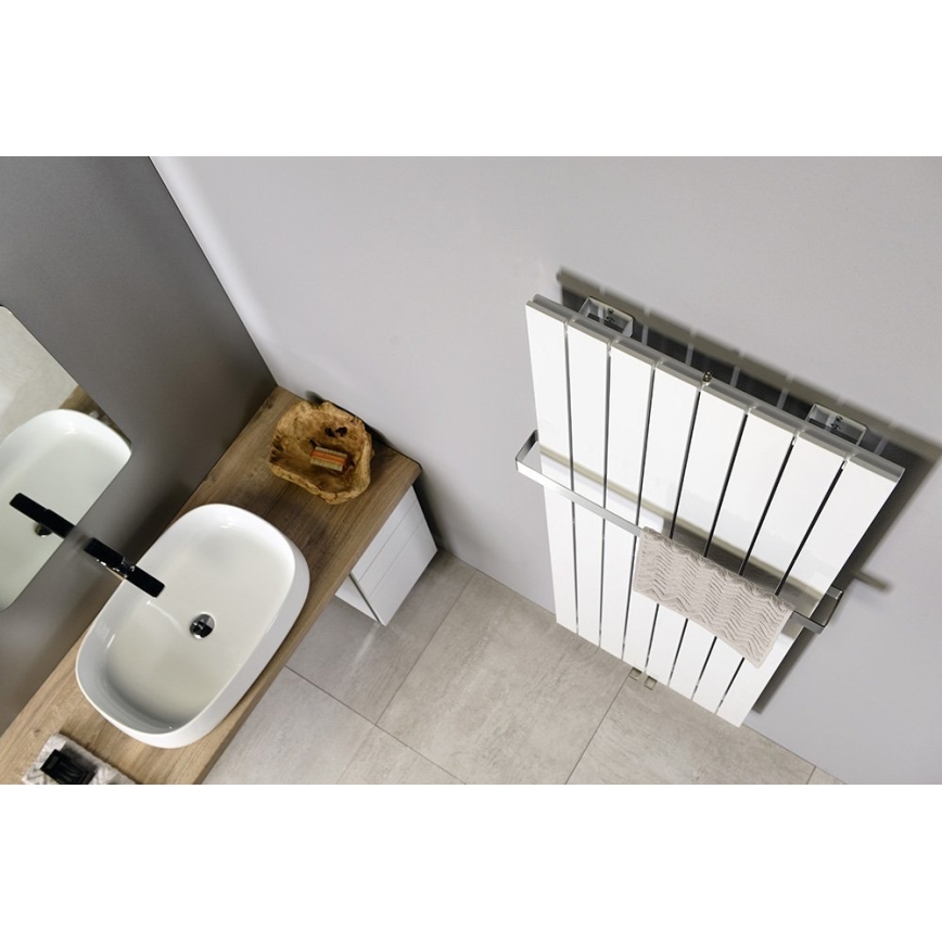 Sapho - Vannitoa radiaator COLONNA 910W/230V 45x180 cm valge