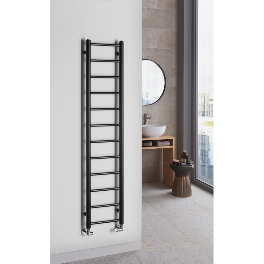 Sapho - vannitoa radiaator DINA 138x30 cm matt must
