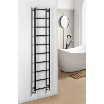 Sapho - Vannitoa radiaator DINA 334W 35x168 cm mattmust