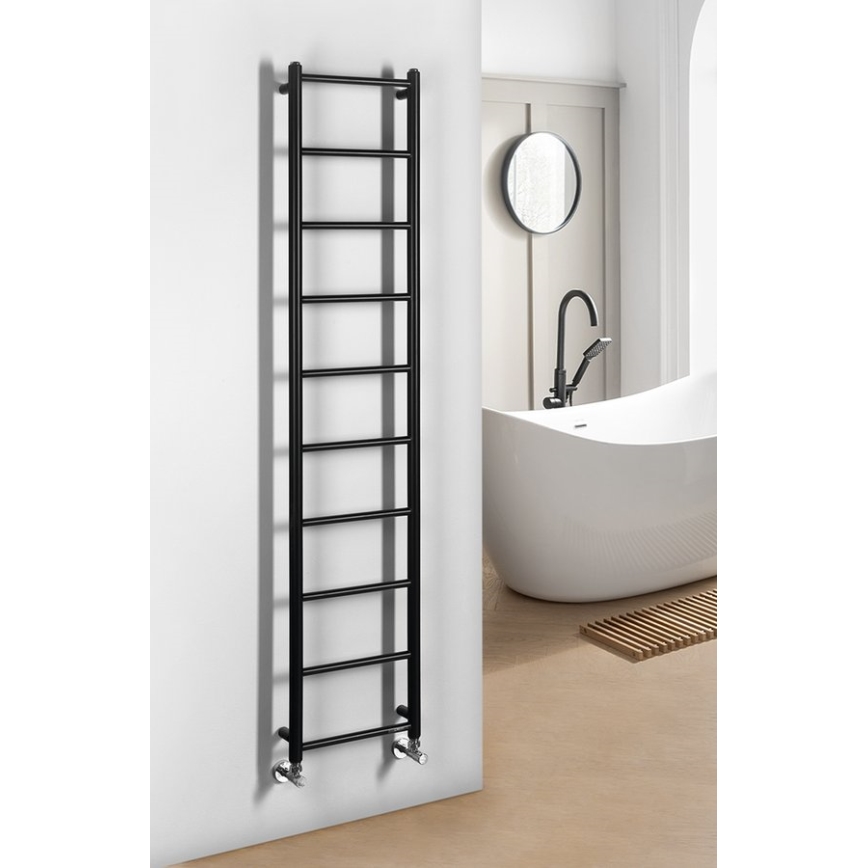 Sapho - Vannitoa radiaator DINA 334W 35x168 cm mattmust