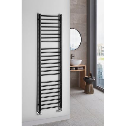 Sapho - Vannitoa radiaator DINA 477W 40x156 cm mattmust