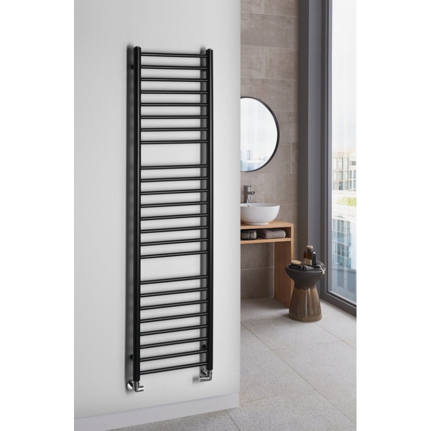 Sapho - Vannitoa radiaator DINA 477W 40x156 cm mattmust