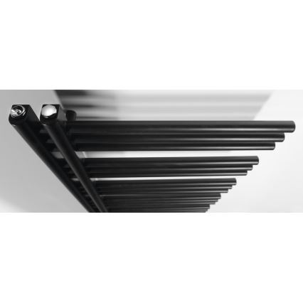 Sapho - Vannitoa radiaator DORLION 400W/230V 50x120 cm mati must