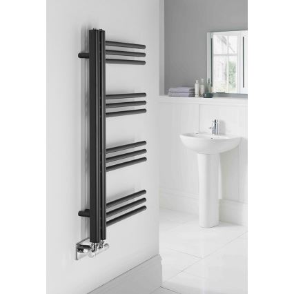 Sapho - Vannitoa radiaator DORLION 90x50 cm mattmust