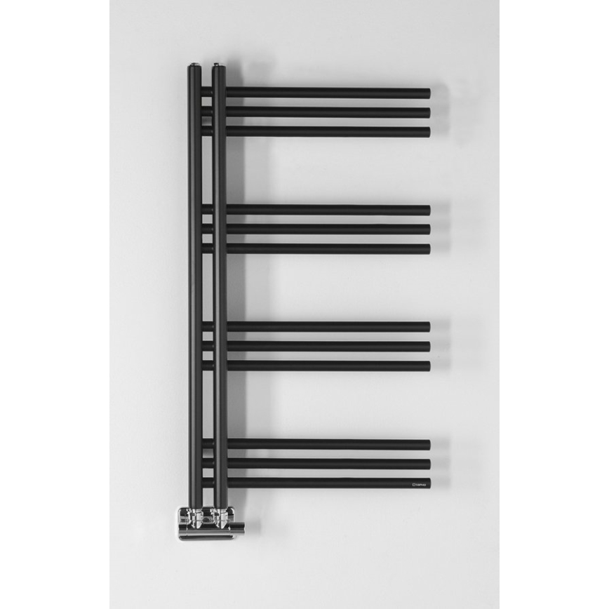 Sapho - Vannitoa radiaator DORLION 90x50 cm mattmust