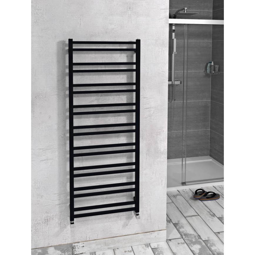 Sapho - Vannitoa radiaator METRO DOS 143x55 cm mattmust