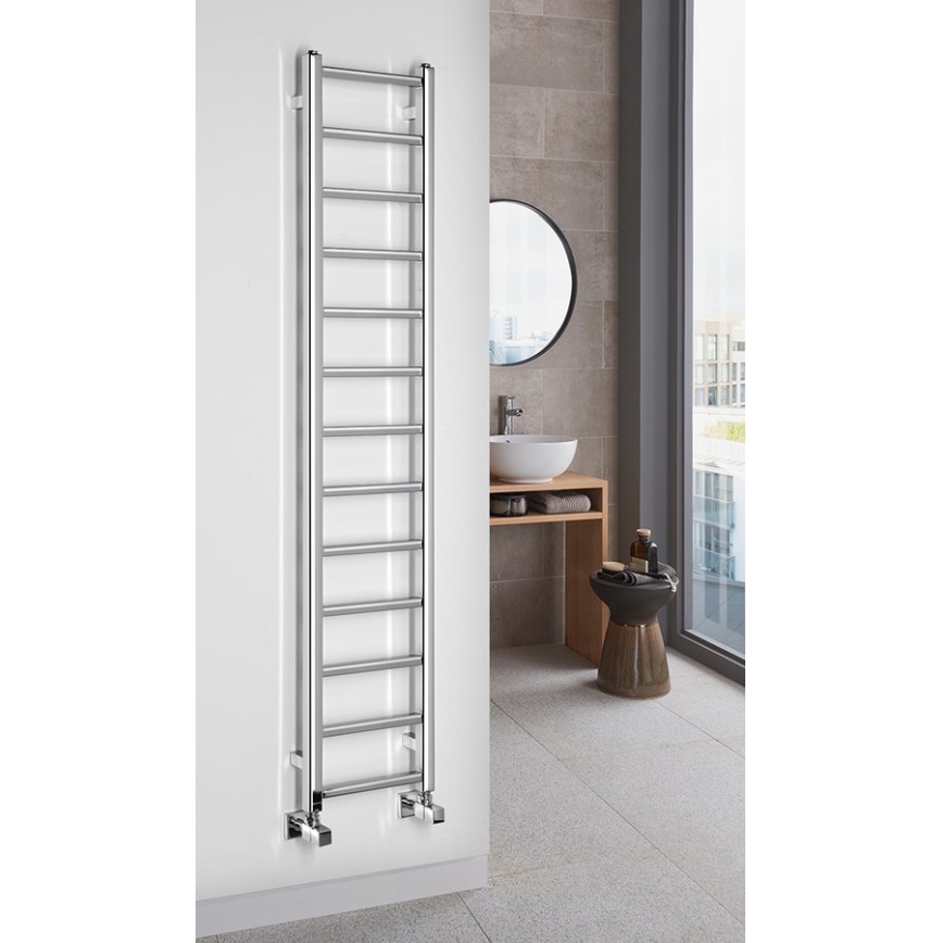 Sapho - Vannitoa radiaator METRO LIGHT 150x30 cm läikiv kroom