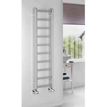 Sapho - Vannitoa radiaator METRO LIGHT 211W/230V 30x114 cm läikiv kroom