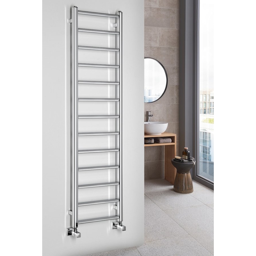 Sapho - Vannitoa radiaator METRO LIGHT 323W/230V 40x150 cm läikiv kroom