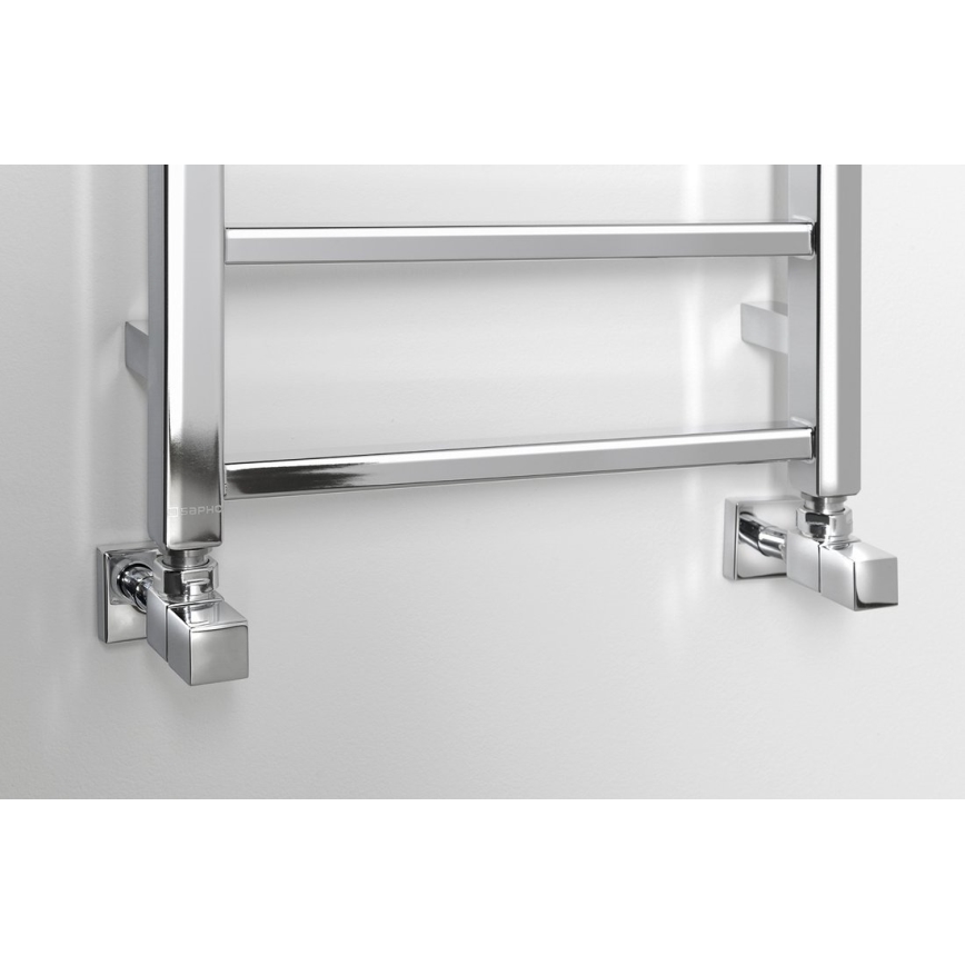 Sapho - Vannitoa radiaator METRO LIGHT 323W/230V 40x150 cm läikiv kroom