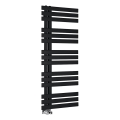 Sapho - Vannitoa radiaator SILVANA 124x50 cm mati must
