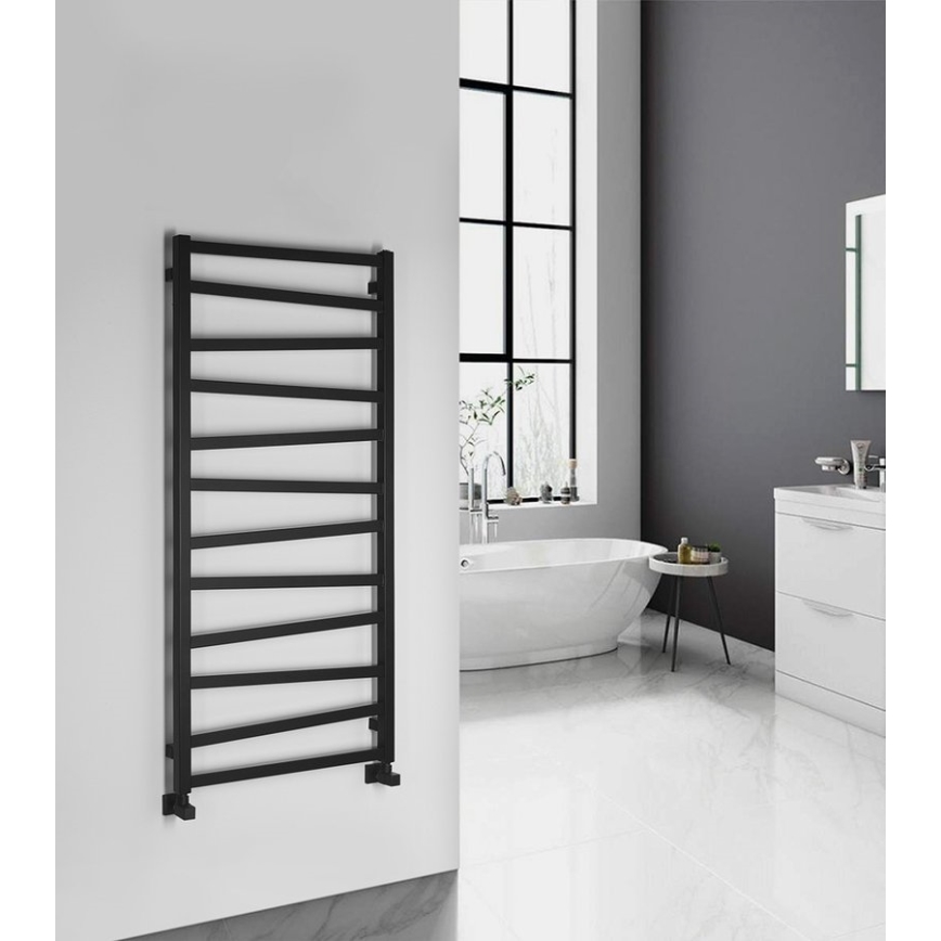 Sapho - vannitoa radiaator ZIG 133x60 cm must