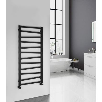 Sapho - Vannitoa radiaator ZIG 601W/230V 60x133 cm must