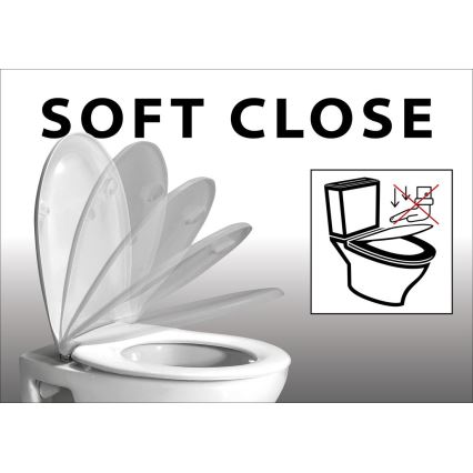 Sapho - WC-poti kaas ADINA SoftClose valge
