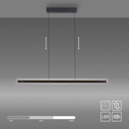 Schöner Wohnen 11316-18 - LED-hämardatav rippvalgusti kaabliga LENA LED/32W/230V 105 cm must
