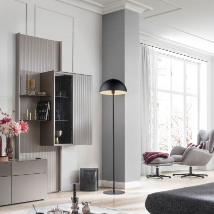 Schöner Wohnen 11727-18 - Põrandalamp ALI 1xE27/25W/230V must