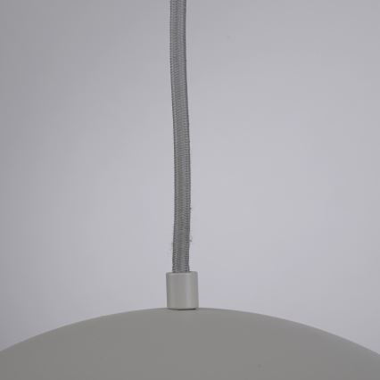 Schöner Wohnen 11728-39 - rippvalgusti ALI kaabliga 1xE27/25W/230V, läbimõõt 38 cm, hall